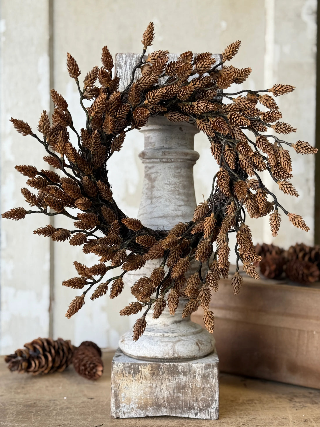 Plethora Pinecones Candle Ring