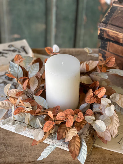 6.5&quot; September Shadows Candle Ring