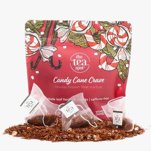 Candy Cane Craze, Herbal Dessert Tea, 15 sachets each