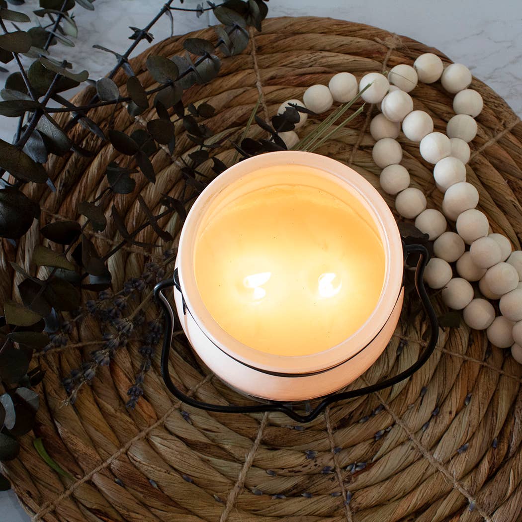 16 oz Butter Jar Candle: Tobacco &amp; Honey