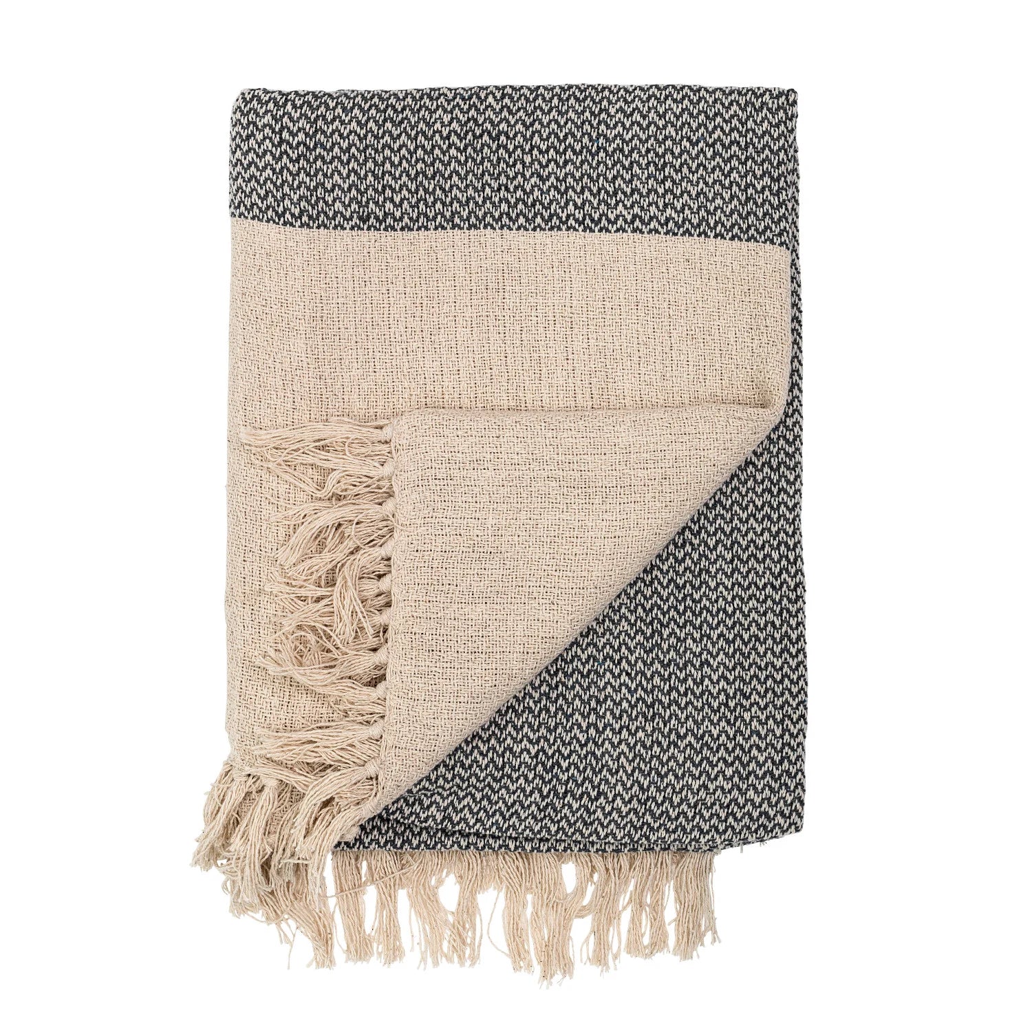 Knit Throw w/ Fringe