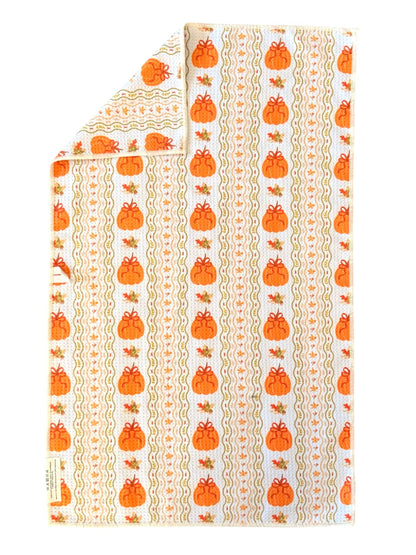 Pumpkin Picnic: Double-Sided Hand Towel