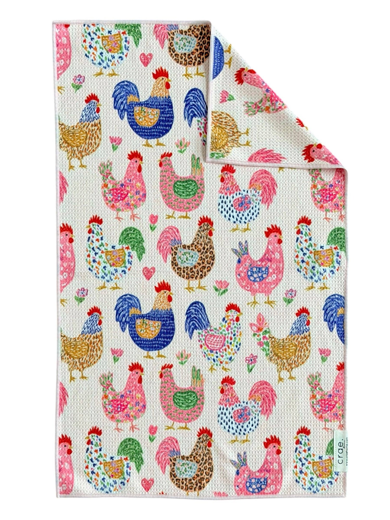 Feathered Friends: Double-Sided Hand Towel &amp; Washcloth