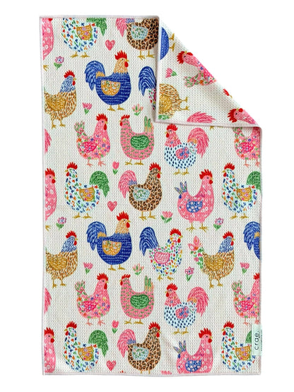 Feathered Friends: Double-Sided Hand Towel &amp; Washcloth