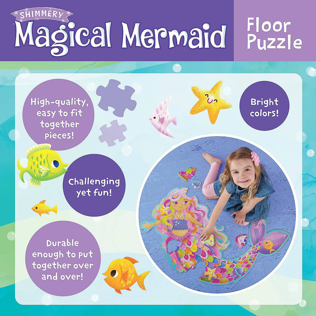 Floor Puzzle: Magical Mermaid