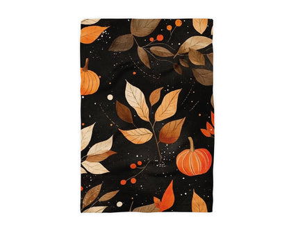 Fall Autumn Leaves Foliage Picking Farm Kitchen Towel Waffle