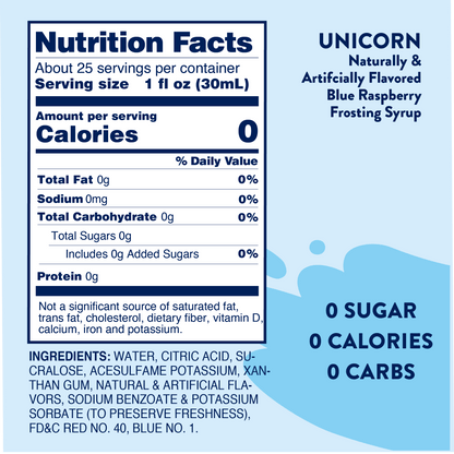 Unicorn™ Syrup - Sugar Free