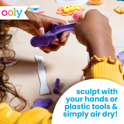 Creatibles Air Dry Clay Kit - Set of 12 Colors