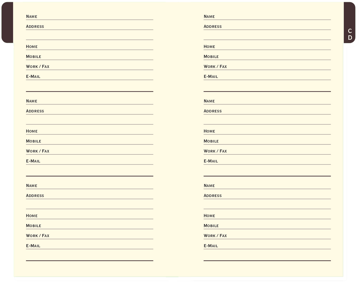 Butterflies Address Book