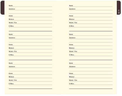 Butterflies Address Book