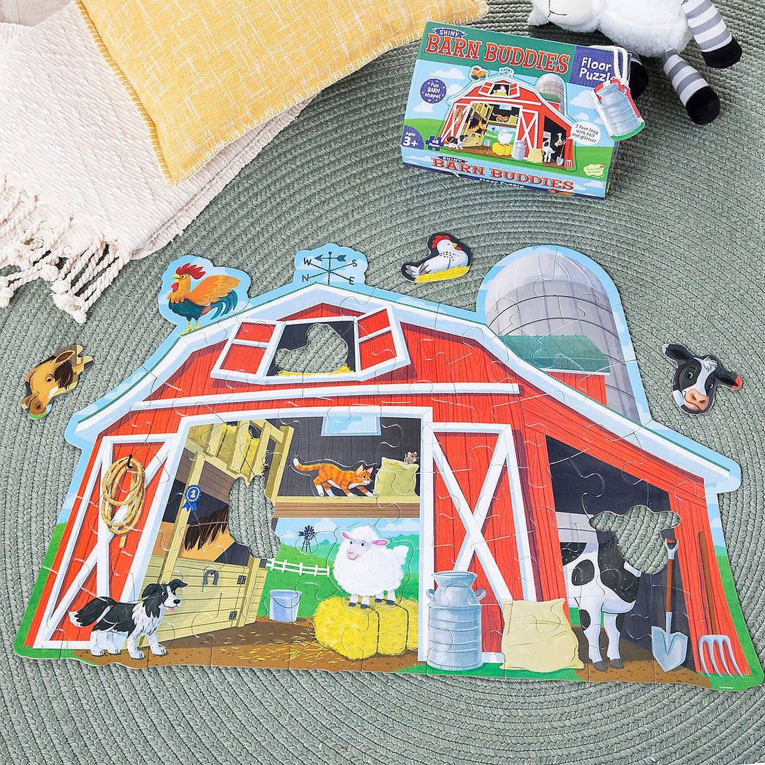 Floor Puzzle: Barn Buddies