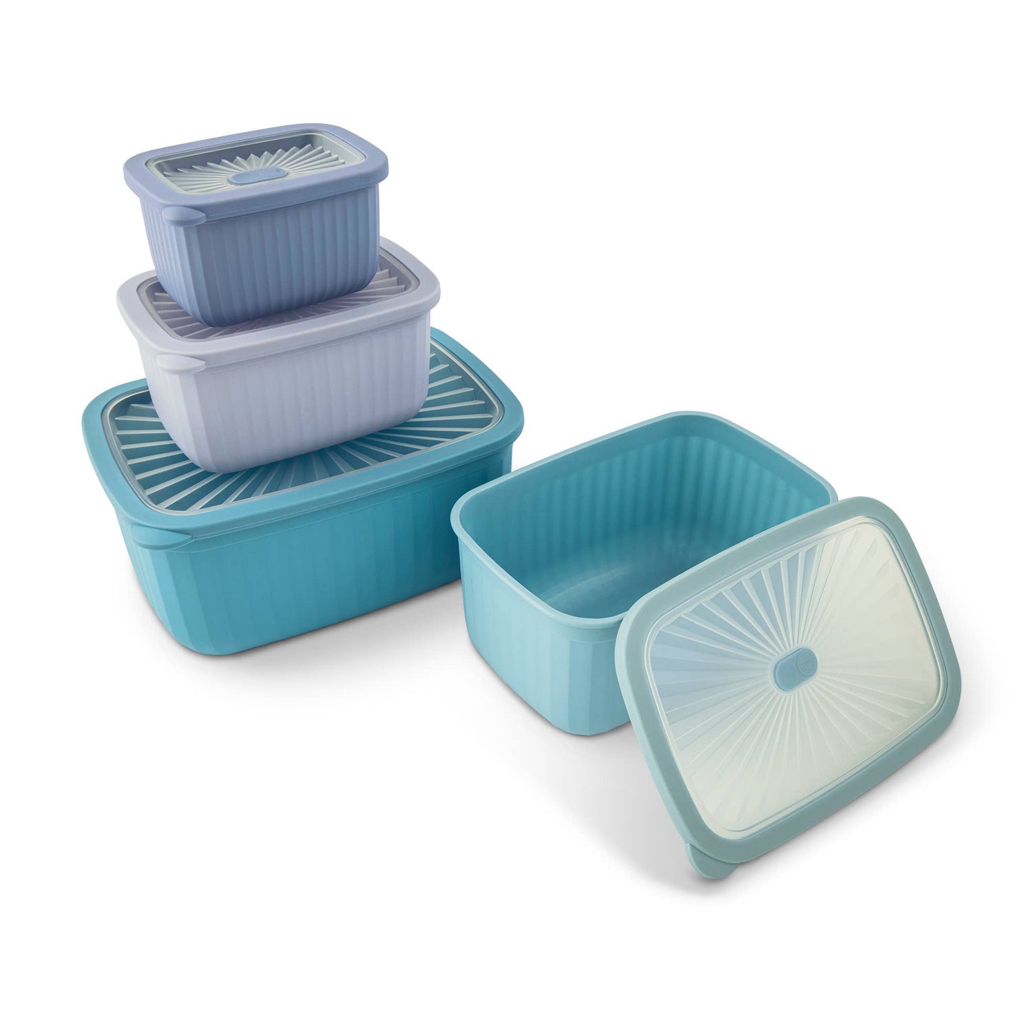 Tidal Blue Storage Bowls