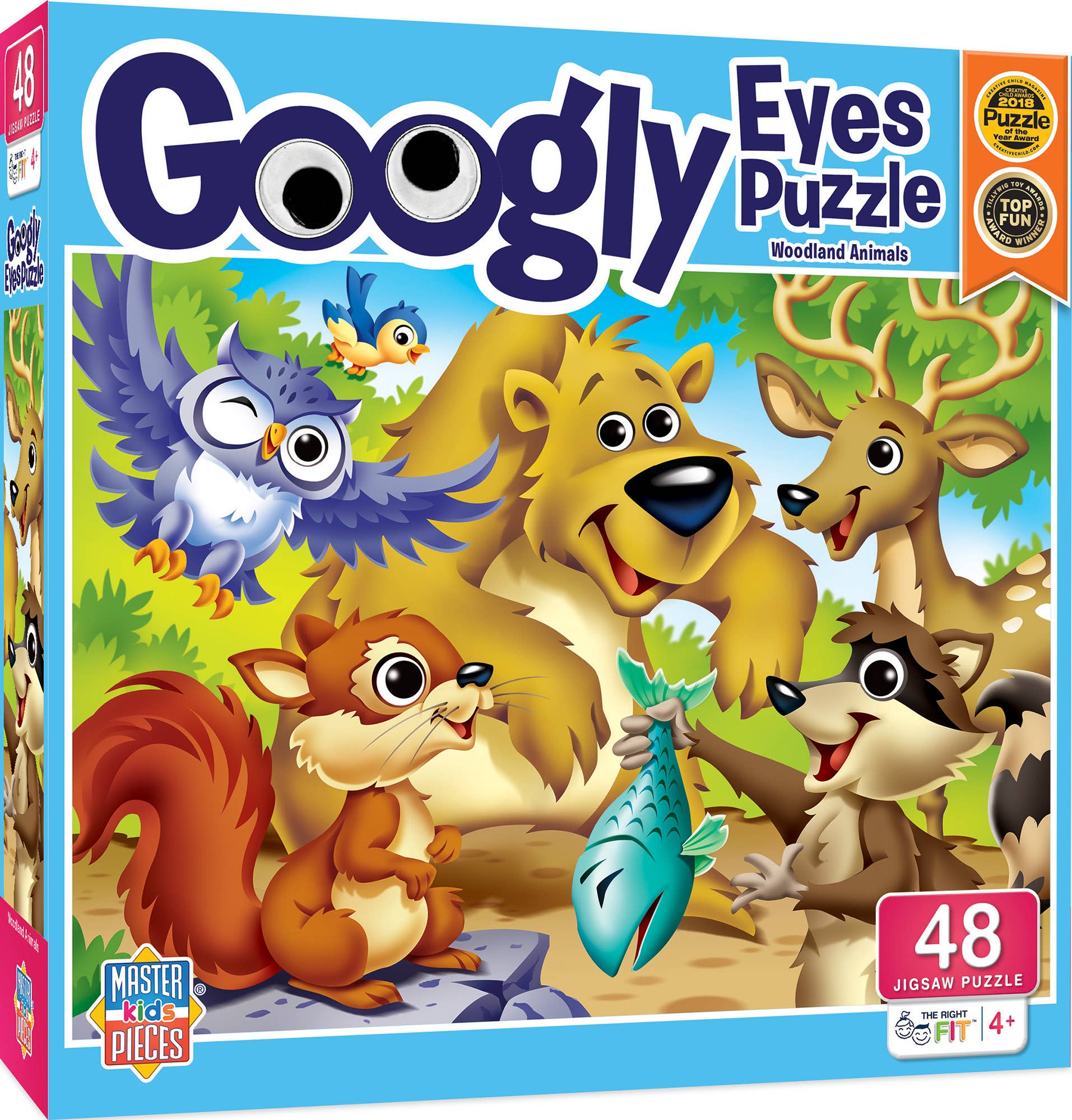 Googly Eyes - Woodland Animals 48 Piece Puzzle