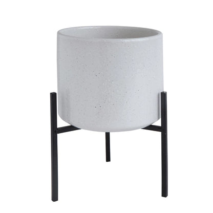 Stoneware Planter w/ Stand