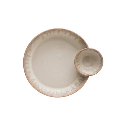2 Section Serving Dish