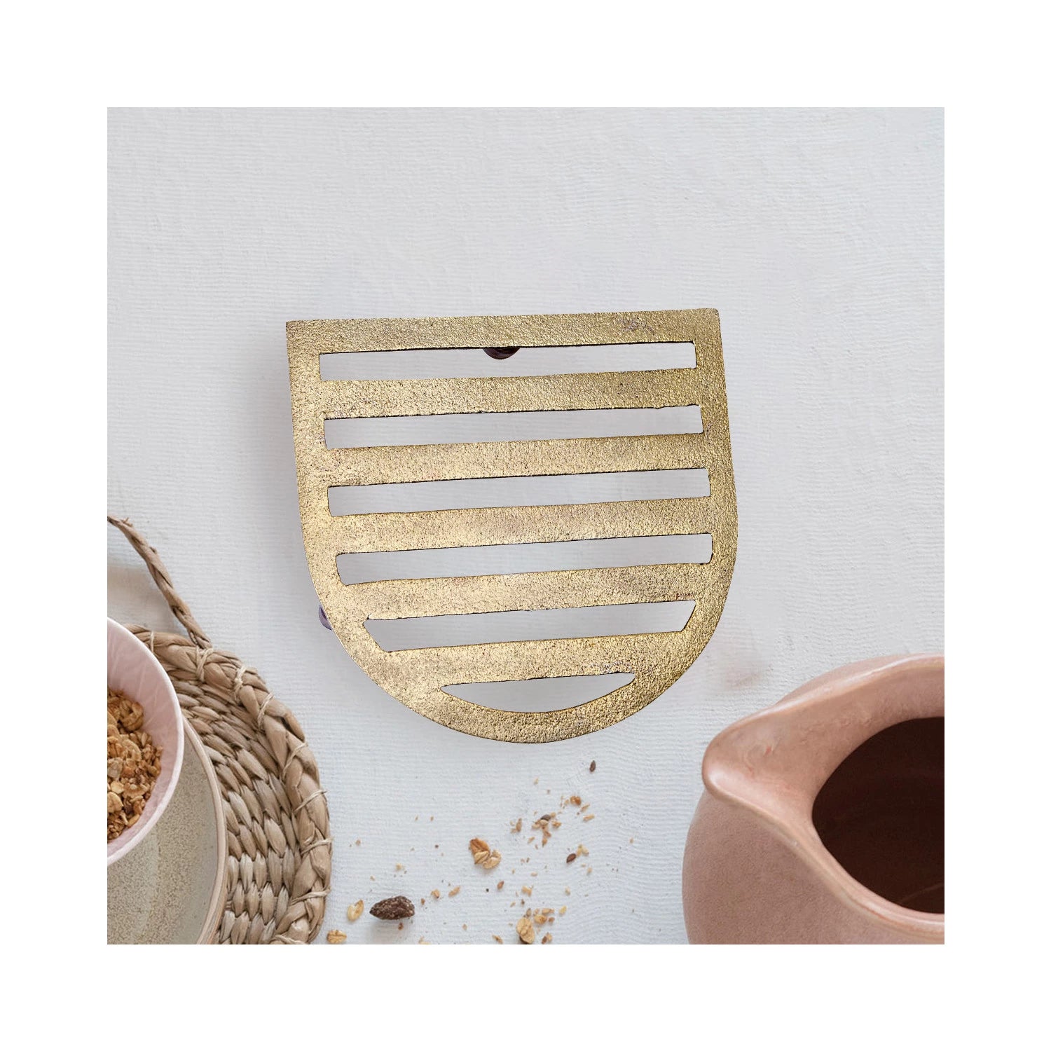 Cast aluminum Trivet