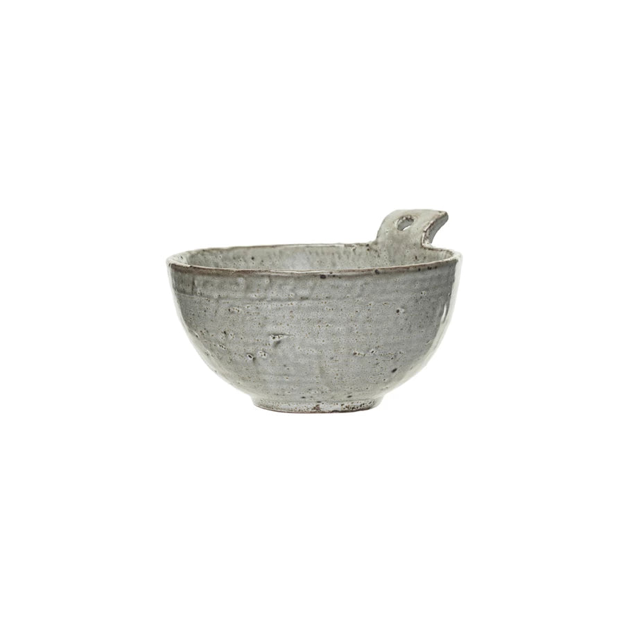 Stoneware Bowl w/ Handle