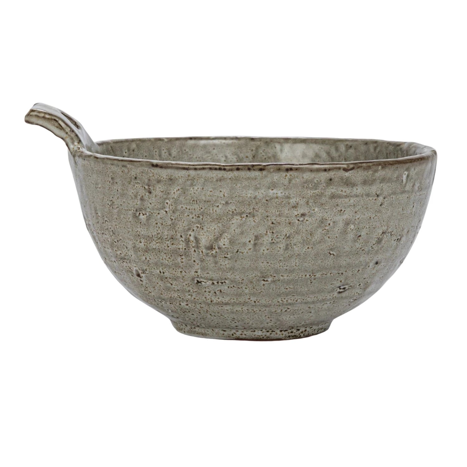 Stoneware Bowl w/ Handle