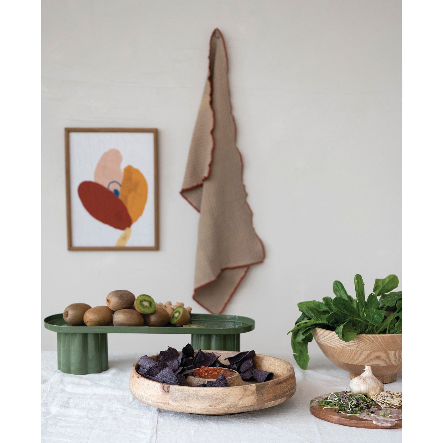 Lazy Susan Chip &amp; Dip Server