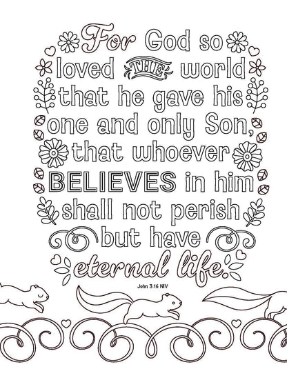 Color the Bible for Girls