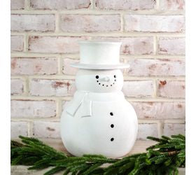 Terracotta Snowman