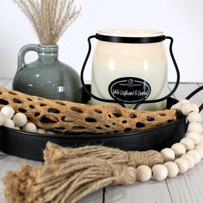 16 oz Butter Jar Candle: White Driftwood &amp; Coconut