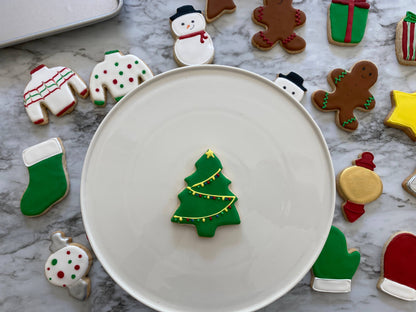 Winter Wonderland Tree Spatula &amp; Cookie Cutter Set