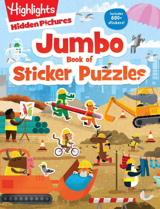 Jumbo Book Sticker Puzzles