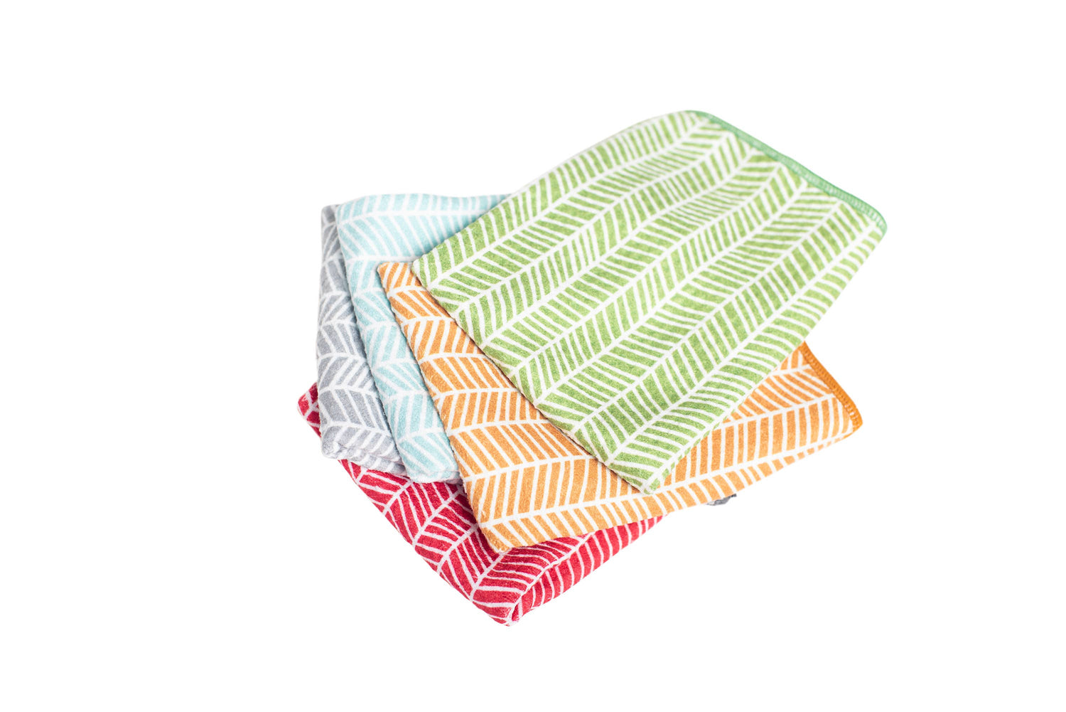 Mighty Minis Towel Set - Branches in Red (set of 3)