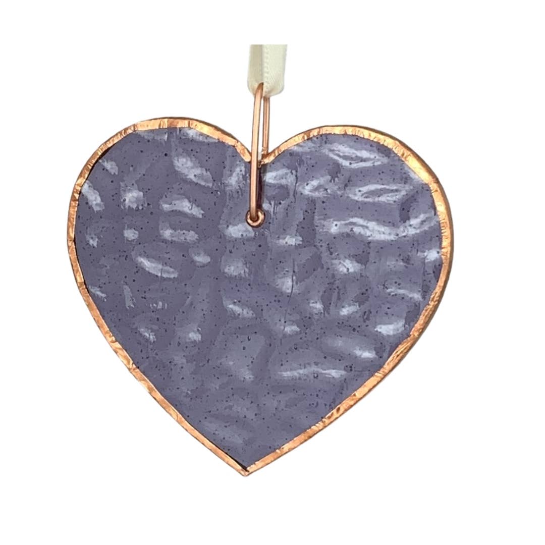 Mom Love You Back: Handmade Stained Glass Heart 7801