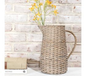 Wicker Pitcher Vase