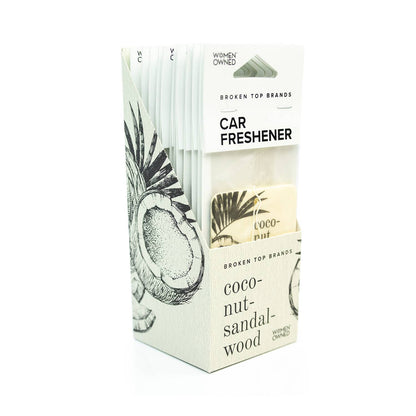 Coconut Sandalwood Car Freshener