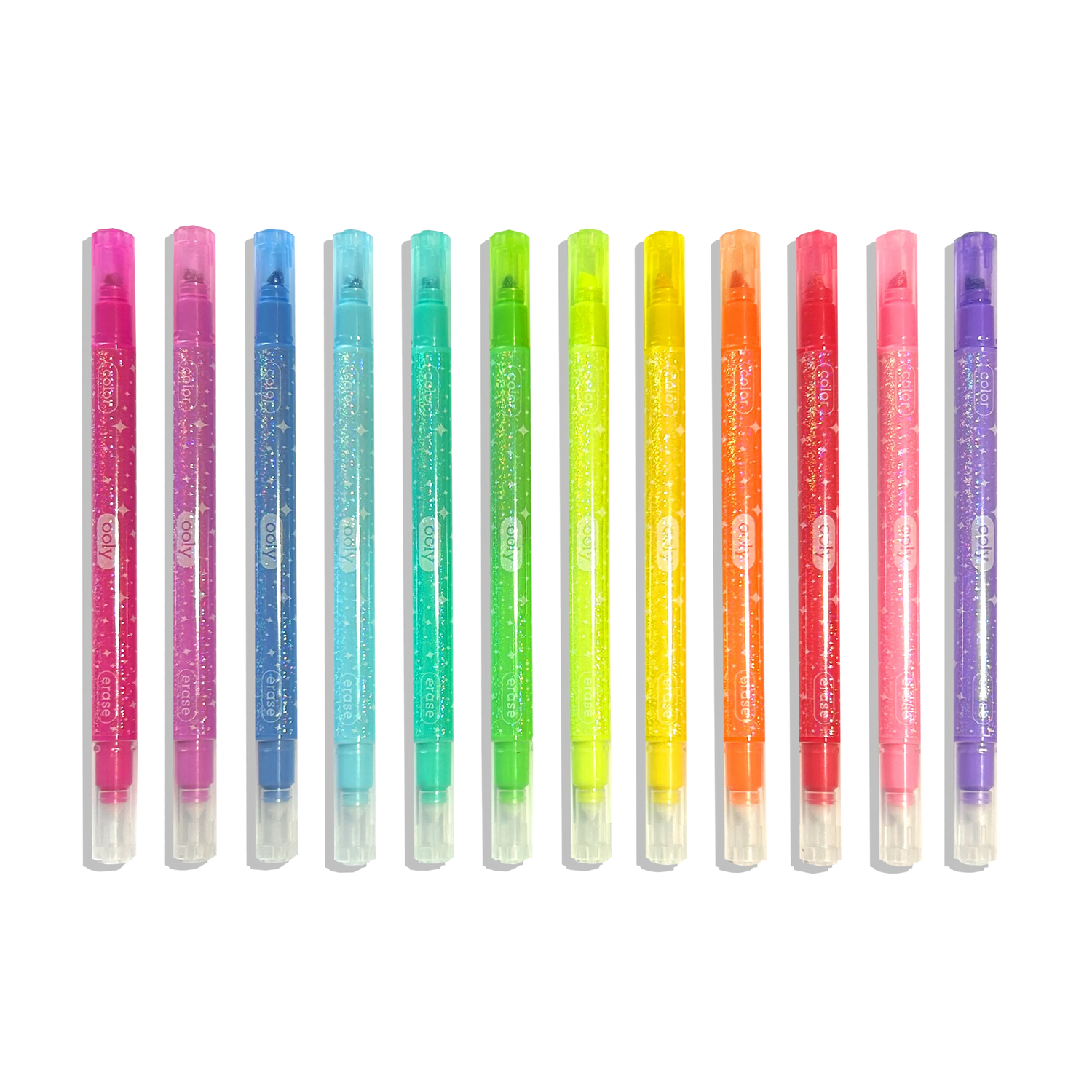 Make no Mistake! Glittery Erasable Markers - Set of 12