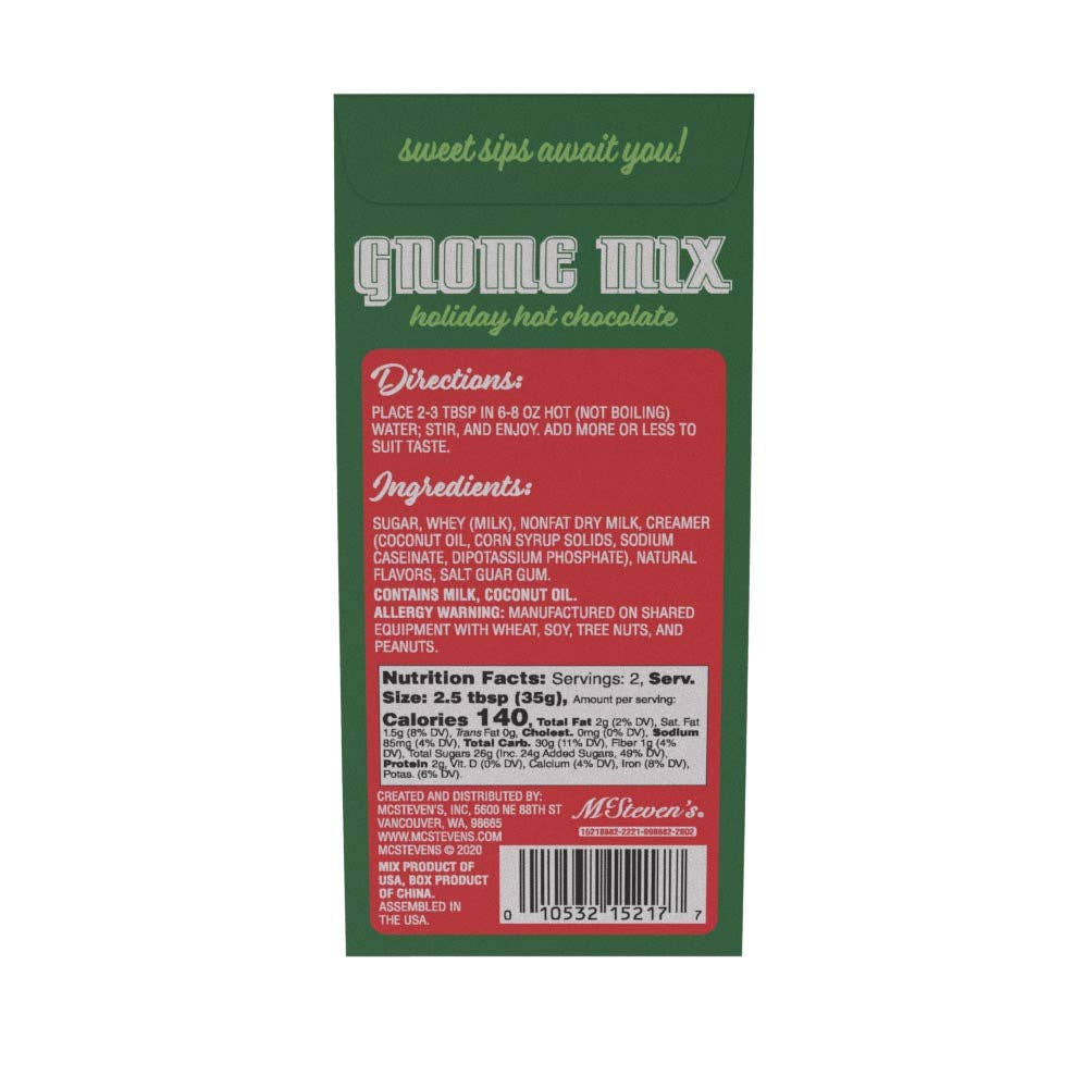 Gnome Mix Chocolate Cocoa (2.5oz tent Box)