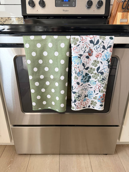 Poncanna: Double-Sided Hand Towel &amp; Washcloth