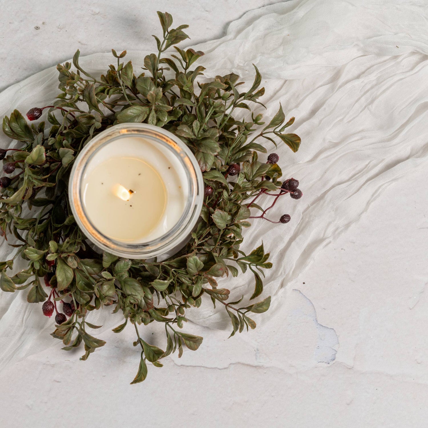 10" EUROPEAN SPINDLE CANDLE RING