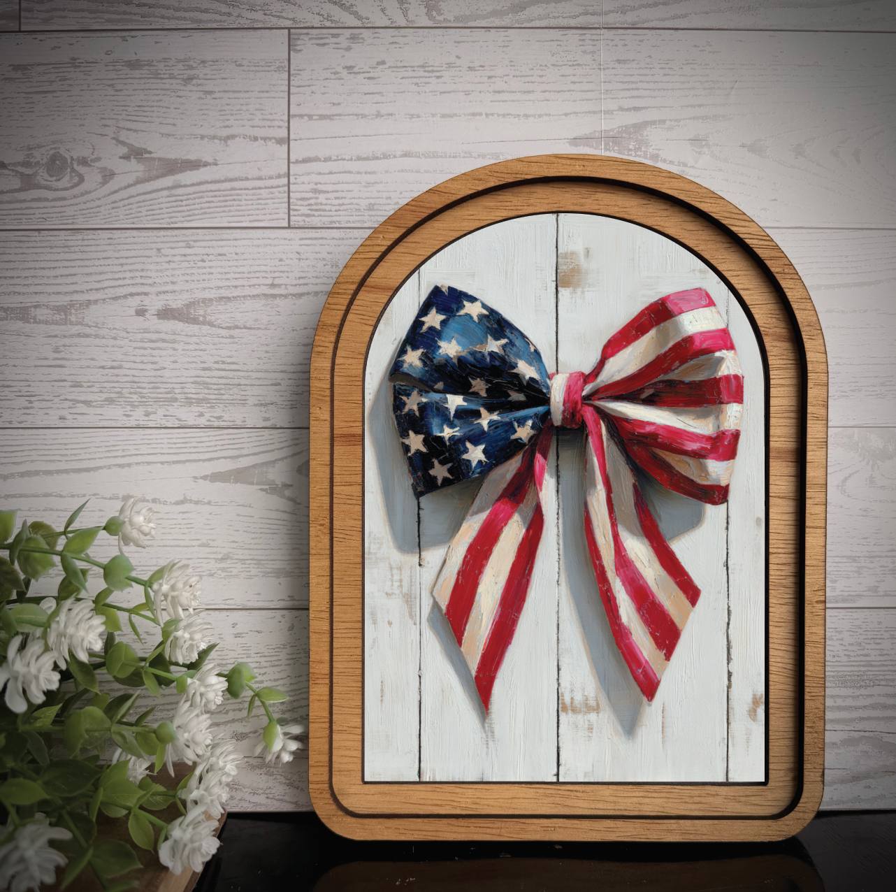 Arch Frame Art Bow Americana