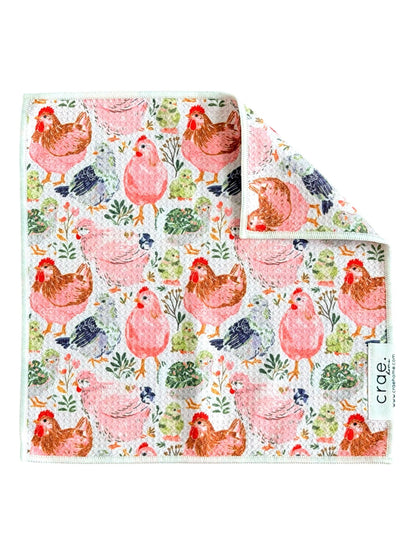 Coop Cuties: Double-Sided Hand Towel &amp; Washcloth