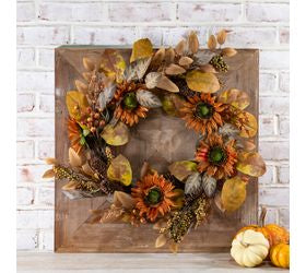 Sunflower Autumn Wreath