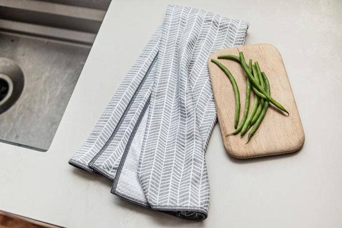 Anywhere Towel - Branches in Grey