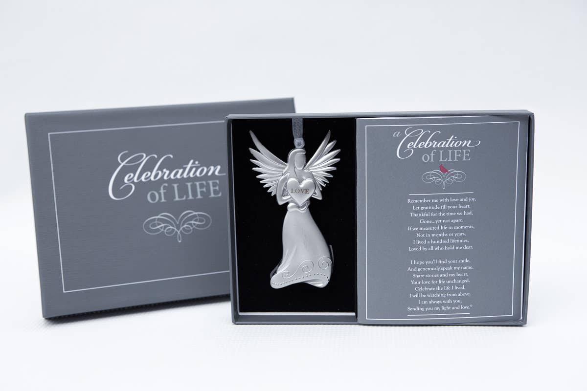Celebration of Life Angel Ornament: Sympathy Gift 6306A