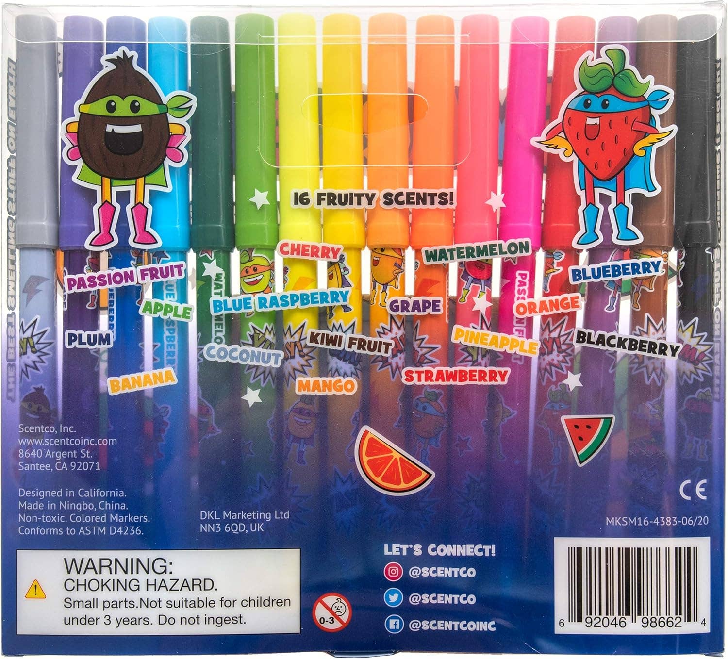 Smarkers - Scented Markers - 16packs in Display of 10