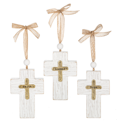 Layered Cross Ornament