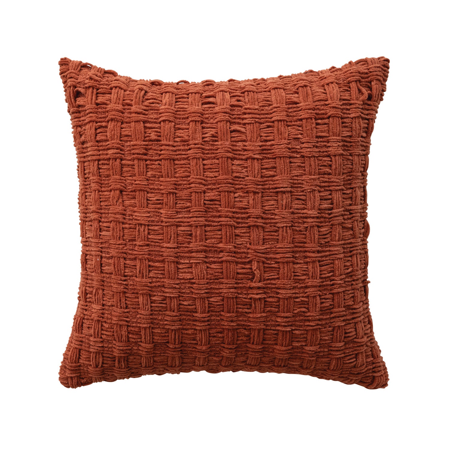 Chenille Waffle Weave Pillow