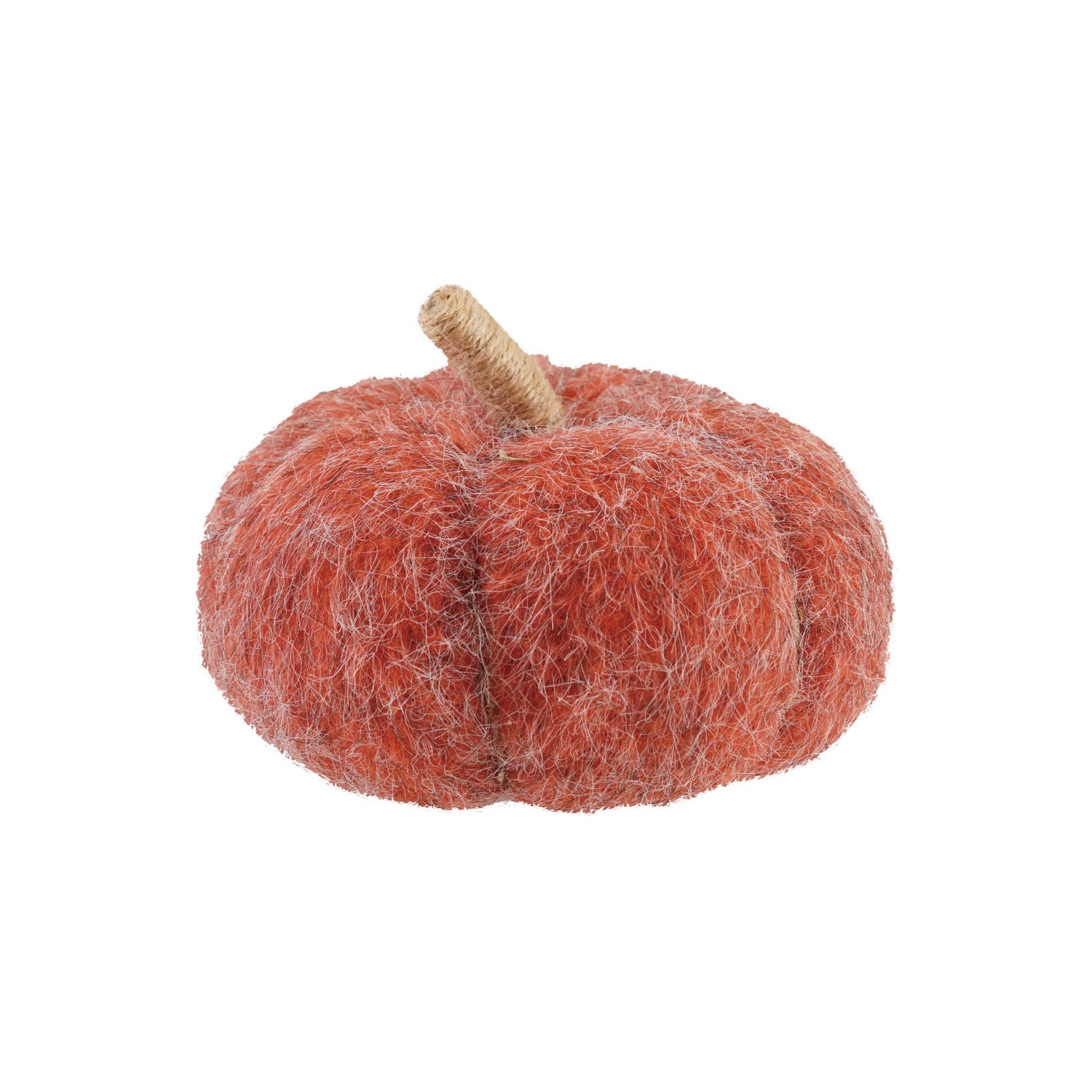 Felt Pumpkin w/ Jute Stem