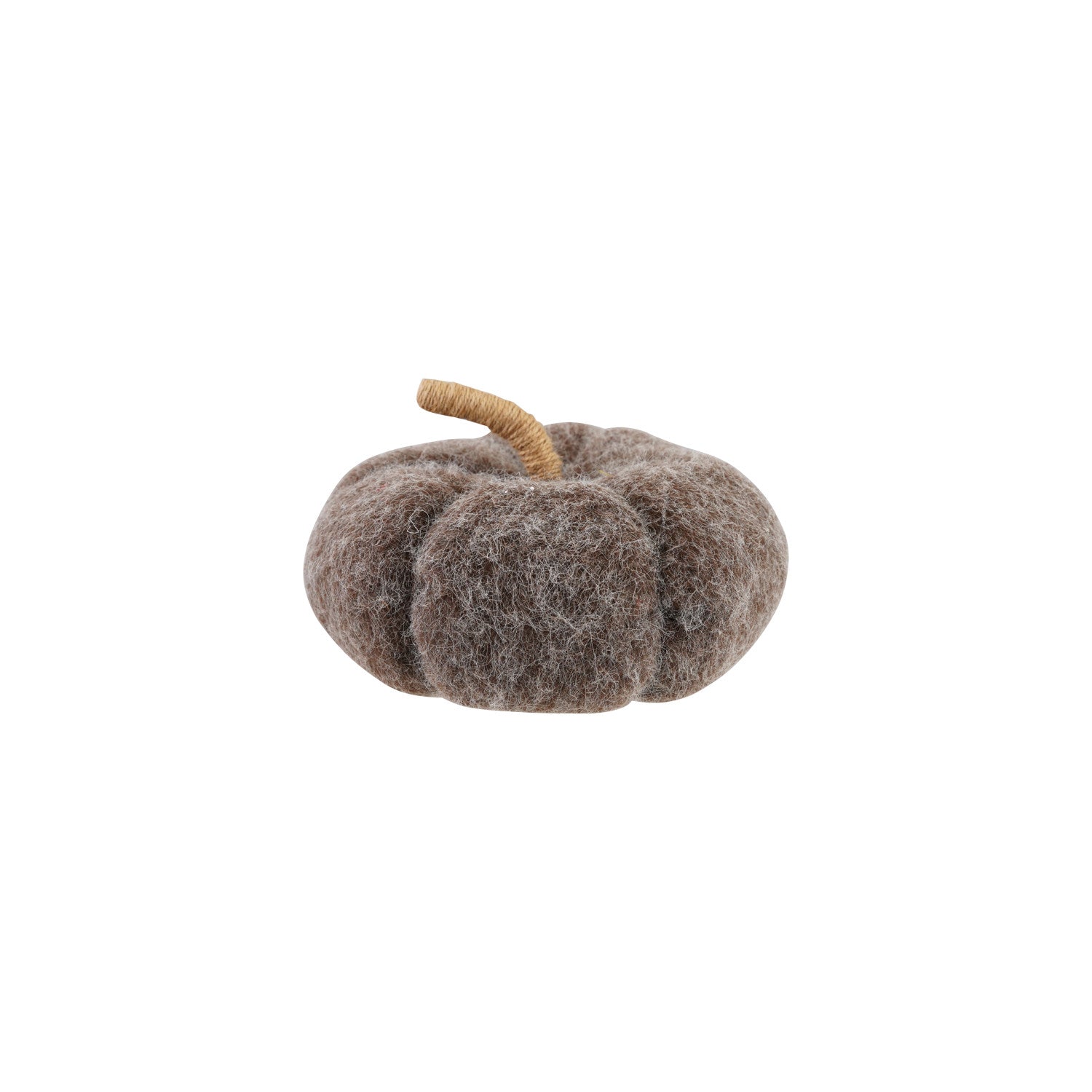 Felt Pumpkin w/ Jute Stem