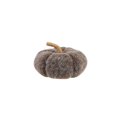 Felt Pumpkin w/ Jute Stem