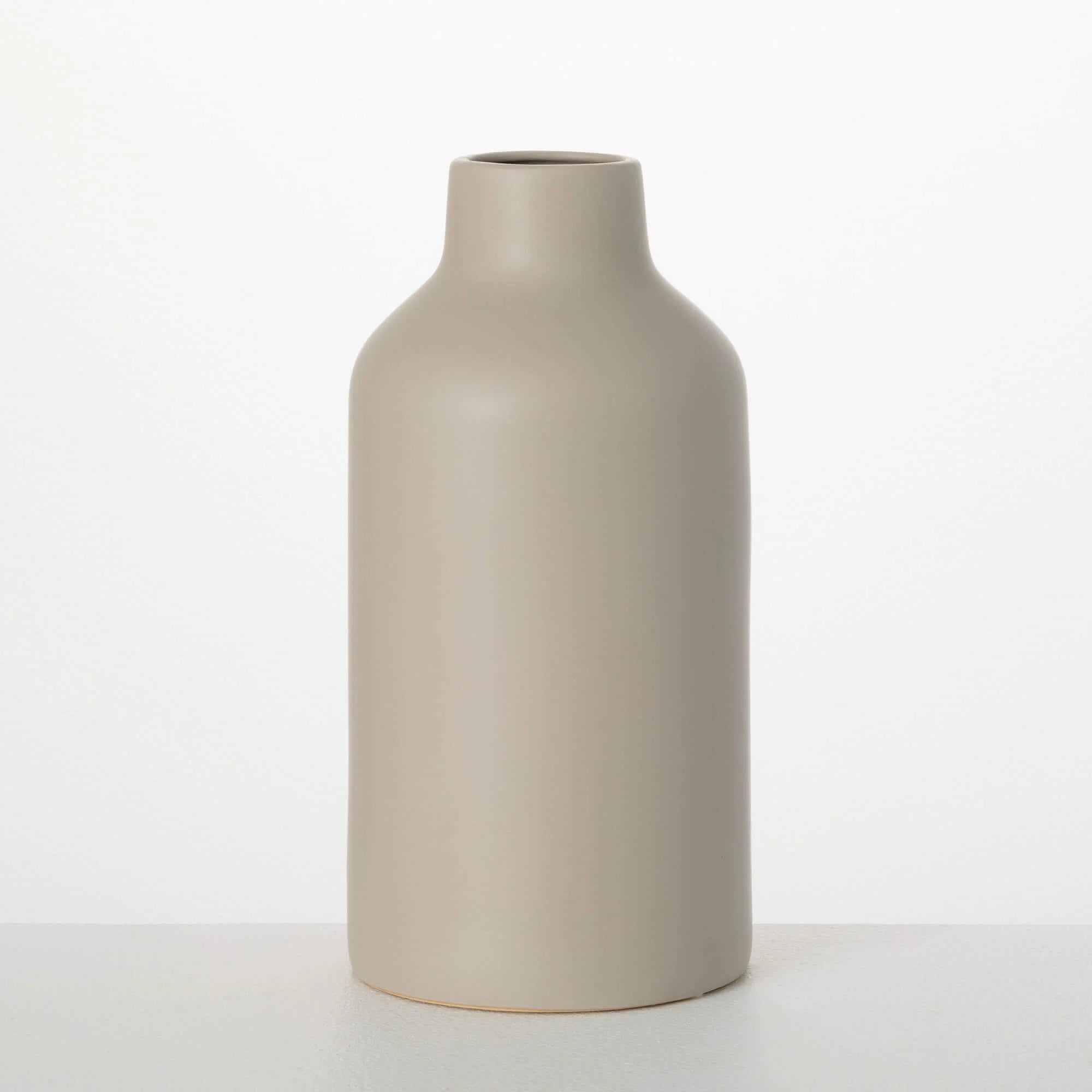 Gray Bottle Vase