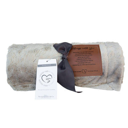 Softly Said Sympathy Blanket: Always With You Sentiment