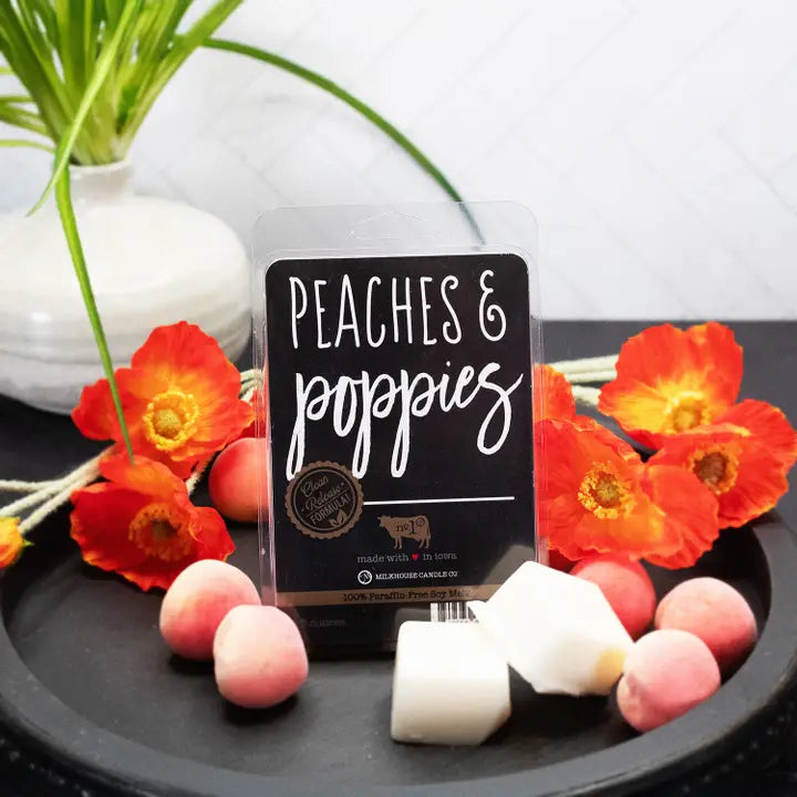 Peaches &amp; Poppies Wax Melts
